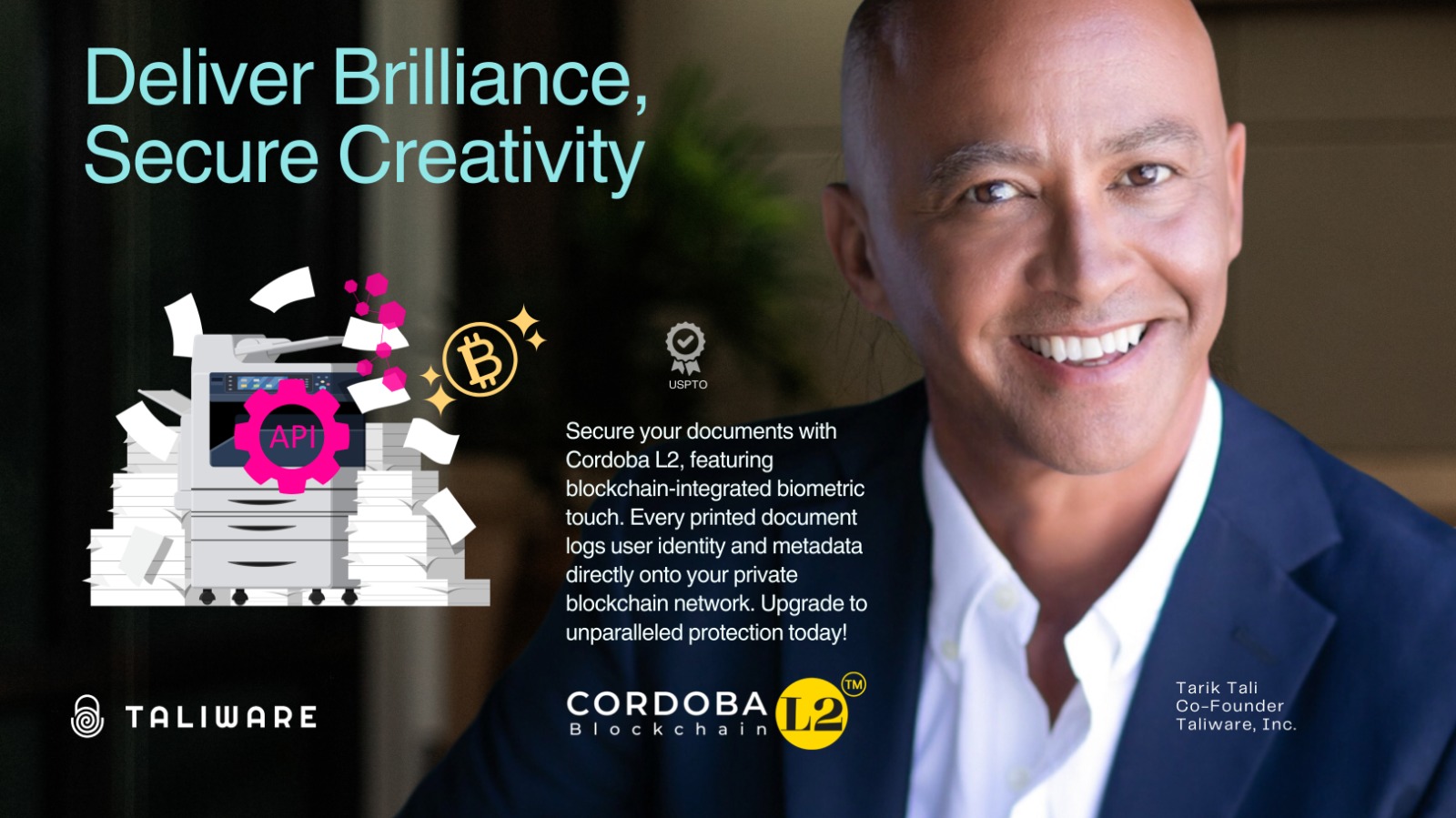 Coming Soon: Taliware to Unveil Cordoba L2 Blockchain API with One-Touch Copyright Protection